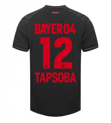 Bayer Leverkusen Edmond Tapsoba #12 Hemmatröja 2023-24 Kortärmad